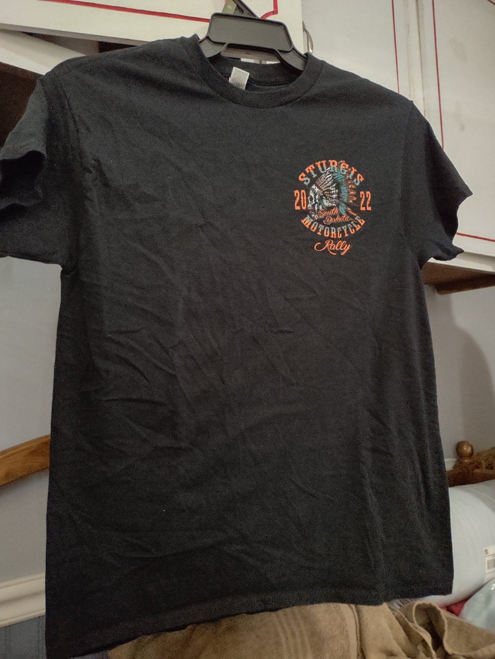 Gildan Black Short-Sleeve Sturgis 2022 Graphic Tee R461G